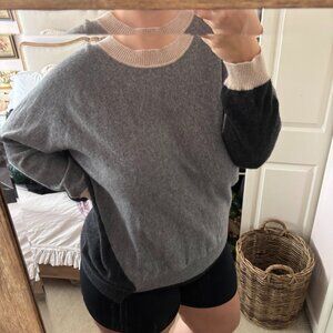 Lusso Cashmere Tri-Color Sweater 3X